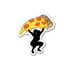 pizza lifting sticker