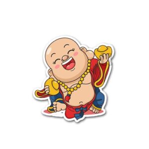 Laughing Buddha Sticker