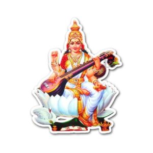 Godess Saraswati Sticker