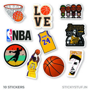 Basket ball Stickers