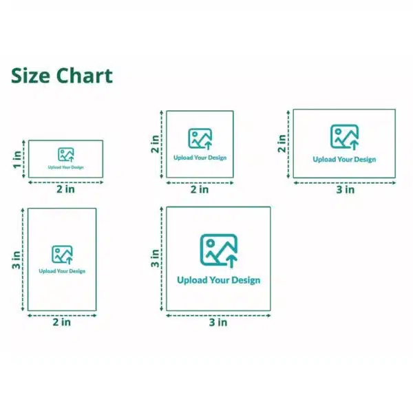 Sticker size chart